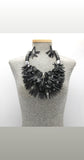 Black on the Town Statement Necklace
