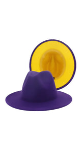 Purple Hat Society Statement Fedora